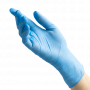 Перчатки смотровые, нитриловые, текстурированные на пальцах с полимерным покрытием